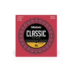 D'Addario Classical Guitar Nylon String EJ27N 3/4